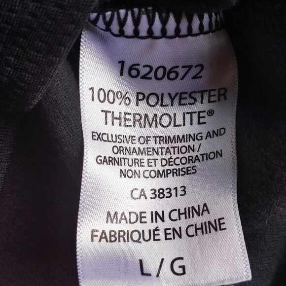 Karbon Thermolite active wear sweatshirt men's  L charcoal colour, long sleeve - Picture 6 of 9